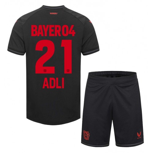 Bayer Leverkusen Amine Adli #21 Domaci Dres za djecu 2023-24 Kratak Rukav (+ Kratke hlače)